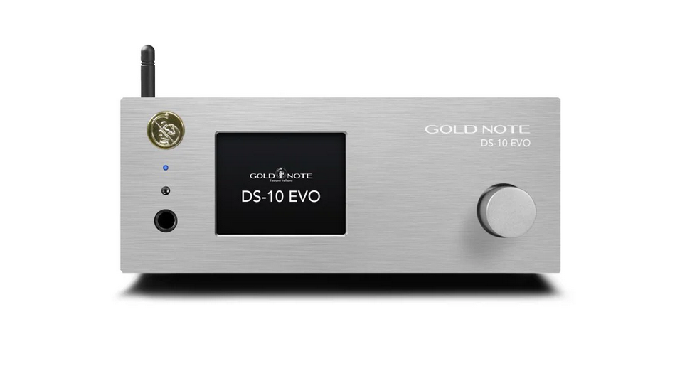 Gold Note DS-10 EVO LINE Silber - HIGH-END D/A-Wandler, Streamer, Vorverstärker und Kopfhörerverstärker | Neu