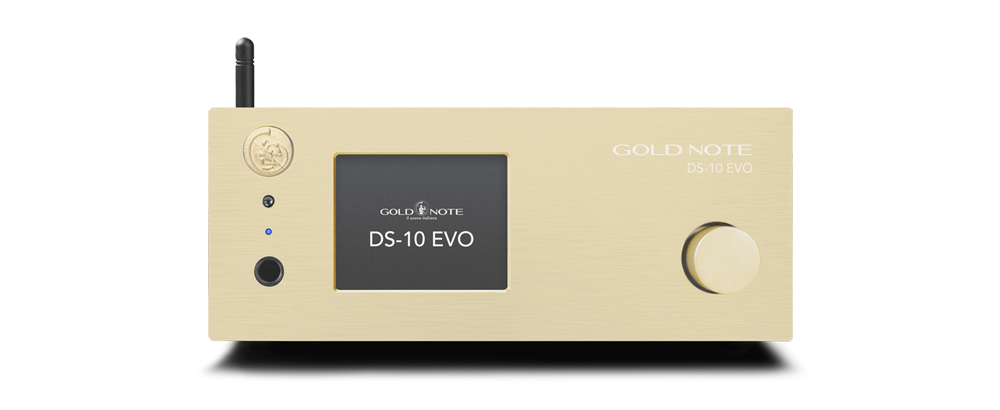 Gold Note DS-10 EVO LINE Gold - HIGH-END D/A-Wandler, Streamer, Vorverstärker und Kopfhörerverstärker | Neu
