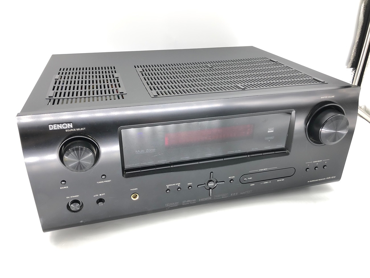 Denon AVR-1910 Schwarz - 7.1-Kanal AV-Receiver ohne OVP ++ UVP war 499 € ++