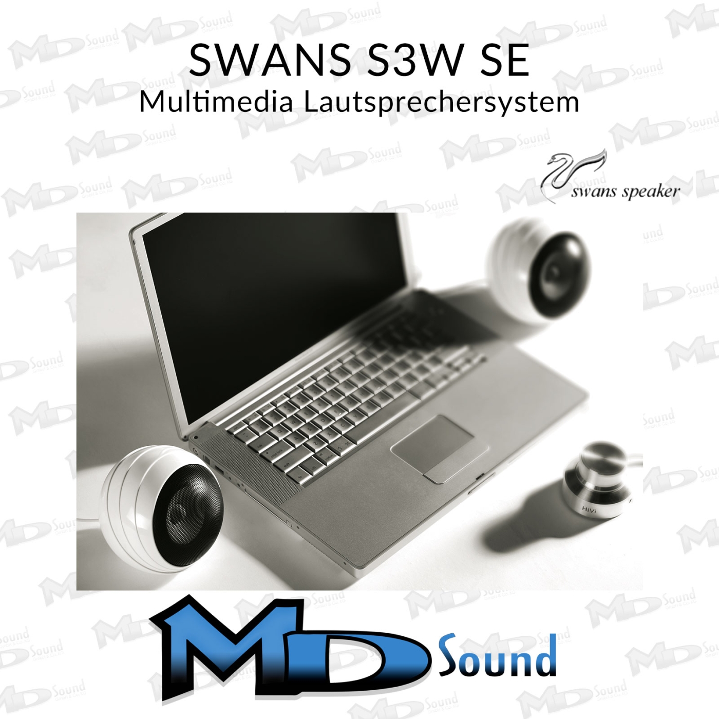 Swan S3W SE Multimedia- Lautsprechersystem - weiß Set | Neu | UVP 139 €