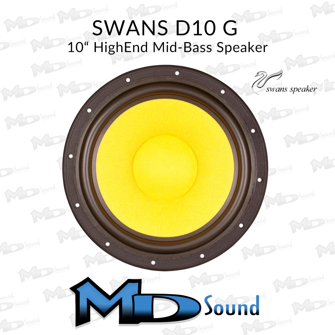 Swan D10G HighEnd 10' Mid-Bass Speaker - Paarpreis