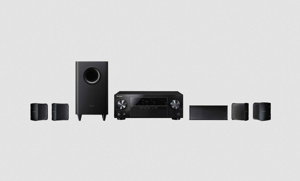 Pioneer HTP-072 Schwarz - 5.1-Kanal Heimkino-System | B-Ware, gut
