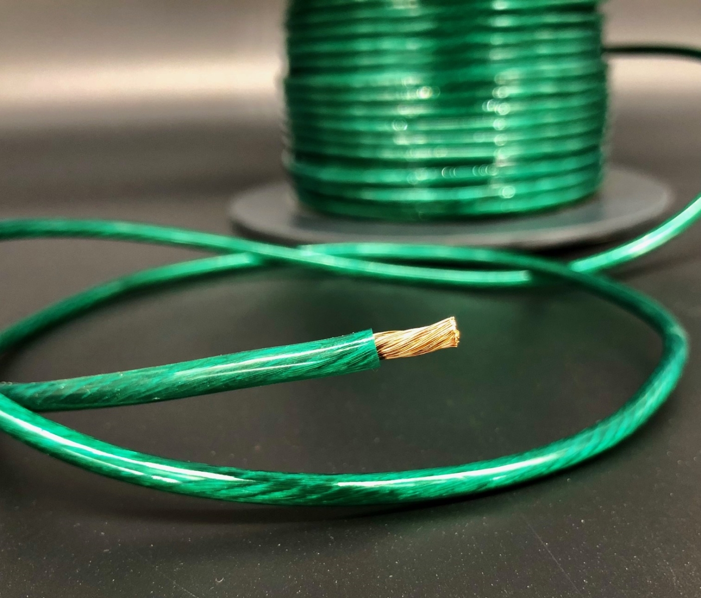 AIV 860403 High-Line Stromkabel 4,0 mm² OFC Kupfer, Grün | Preis pro Meter