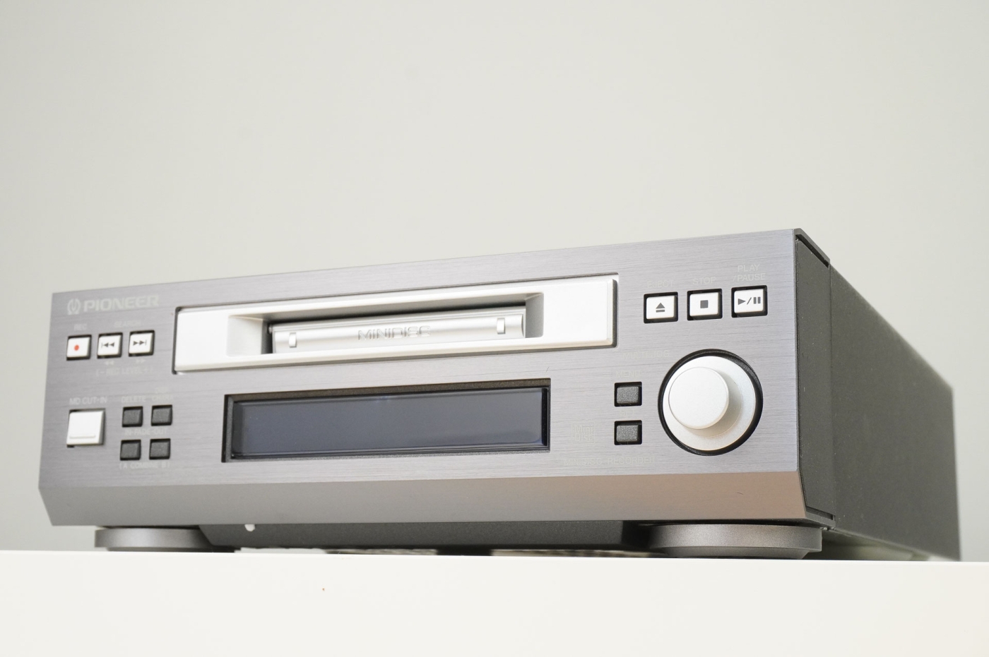Pioneer MJ-R5 Schwarz - MiniDisk-Recorder für spezielle Mini-Anlage | wie neu