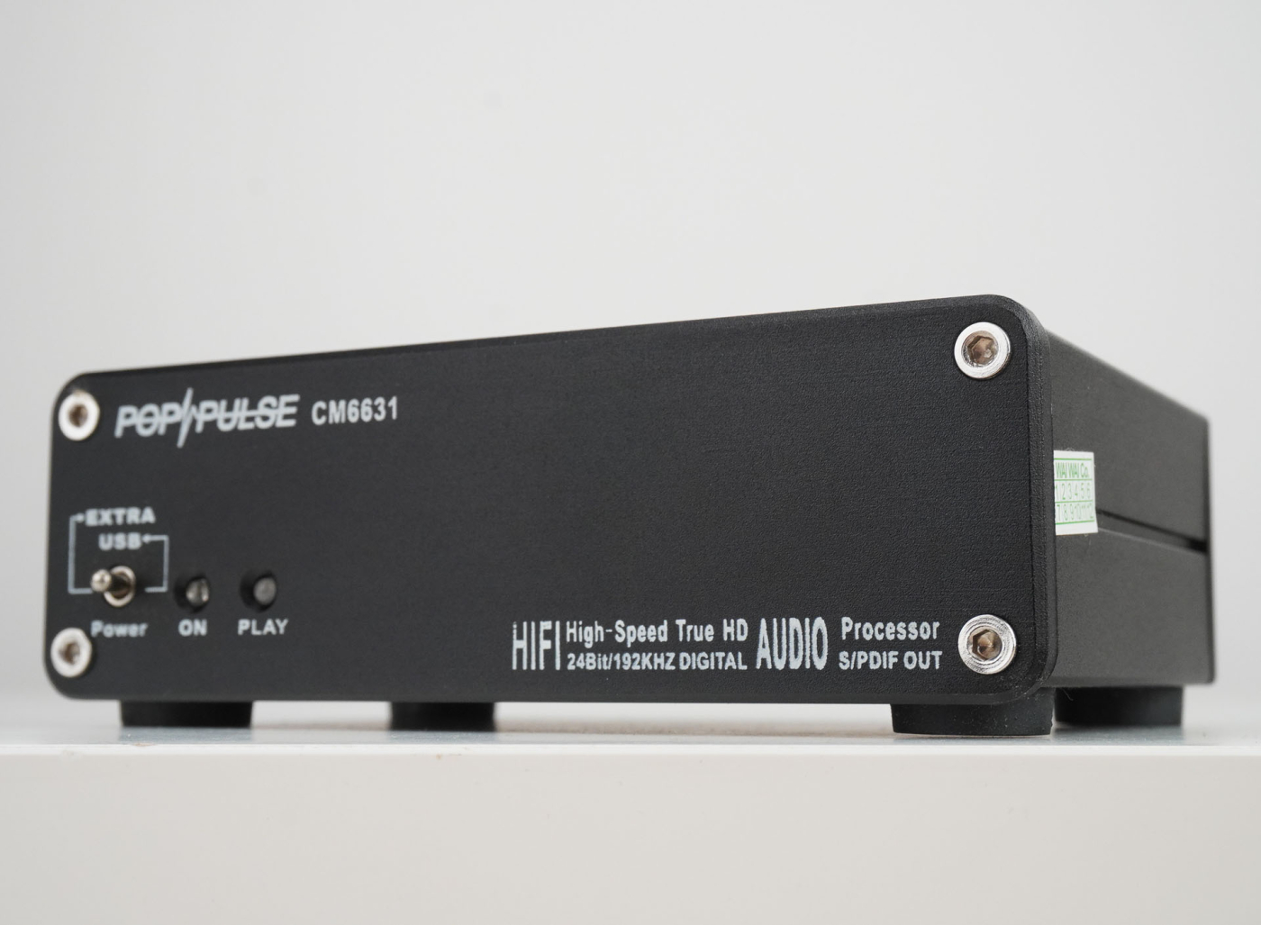 PopPulse CM6631 - USB-Digital-Prozessor, ohne Netzteil | Auspackware, wie neu