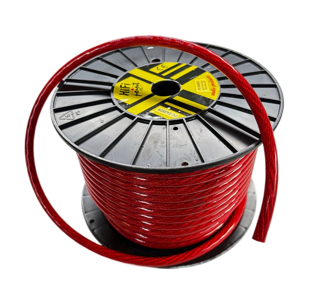 Hifi-Point PC-0435CR - 25,0mm² Stromkabel, Kupfer OFC, Rot | Preis pro Meter