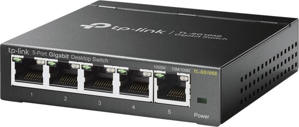 TP-Link TL-SG105S 5-Port-Gigabit-Switch | Neu