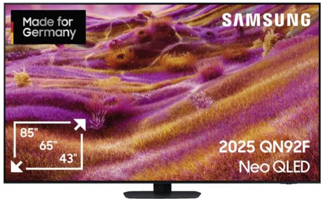 SAMSUNG GQ85QN92FATXZG 214 cm, 85 Zoll 4K Ultra HD Neo QLED TV