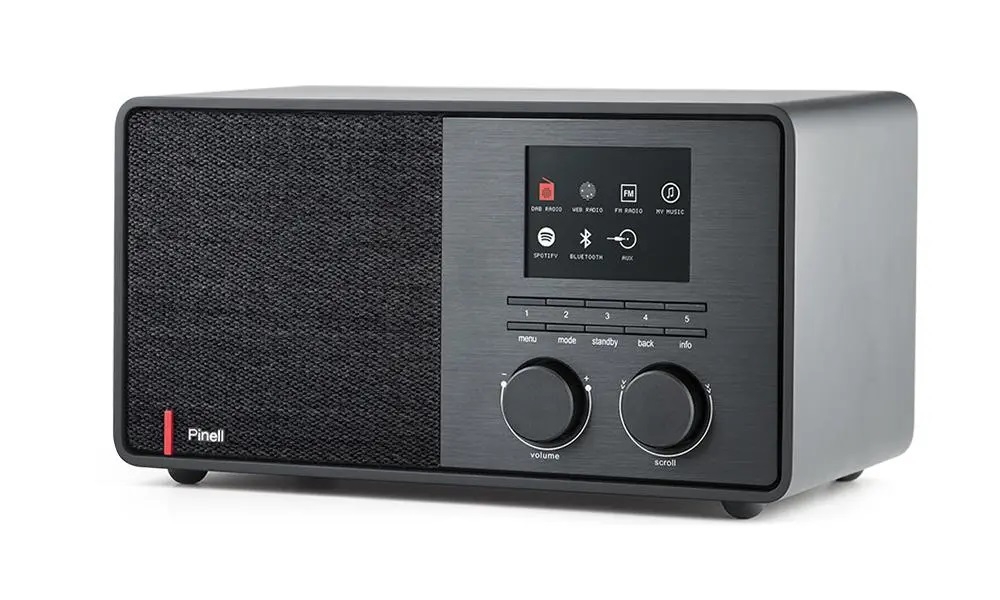 Pinell Super Sound 301, Schwarz - DAB+ Internet Radio, Bluetooth, FM | Neu