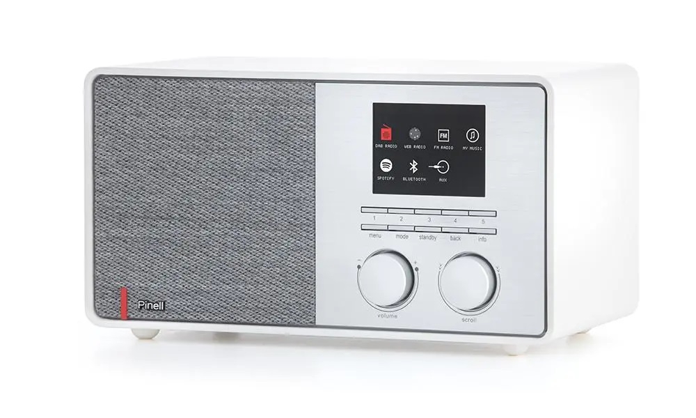 Pinell Super Sound 301, Weiß - DAB+ Internet Radio, Bluetooth, FM | Neu