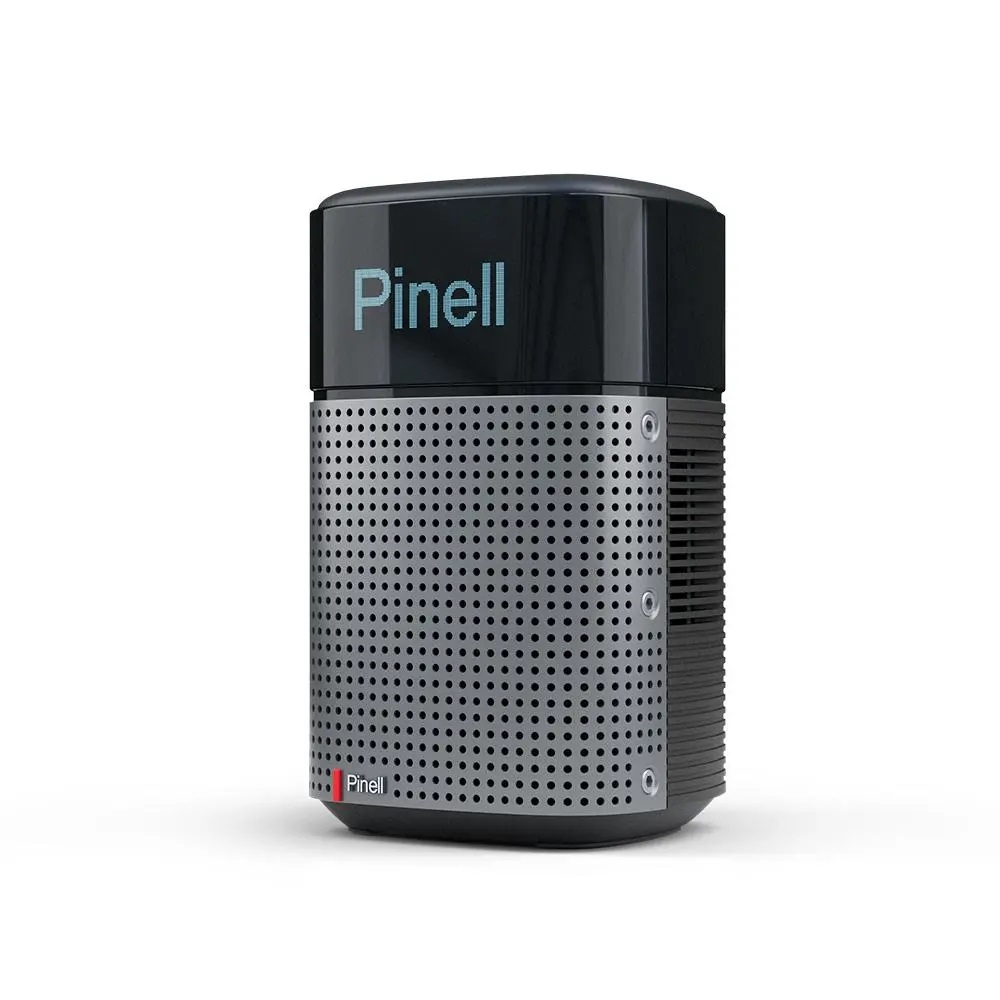 Pinell North, Schwarz - DAB+ Internet Radio mit Akku, Bluetooth, FM | Neu