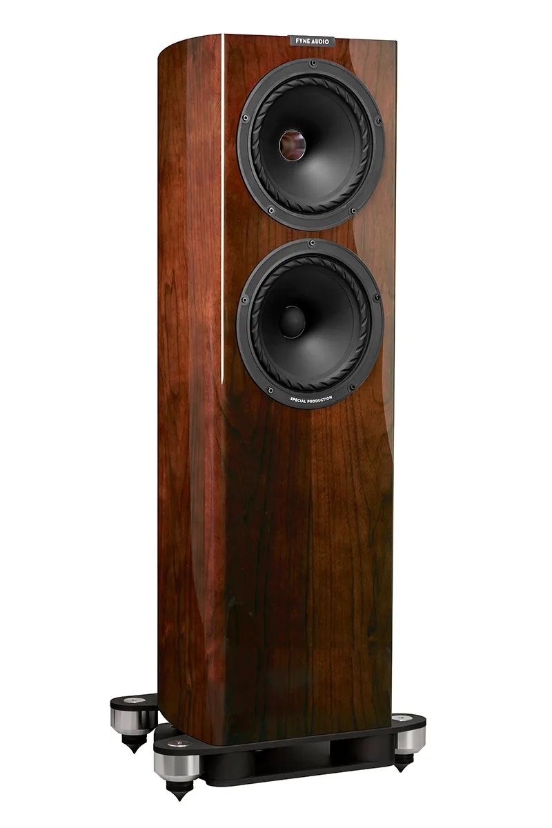 Fyne Audio F703 SP Walnuss Hochglanz - 2,5-Wege Standlautsprecher, Paar | Neu