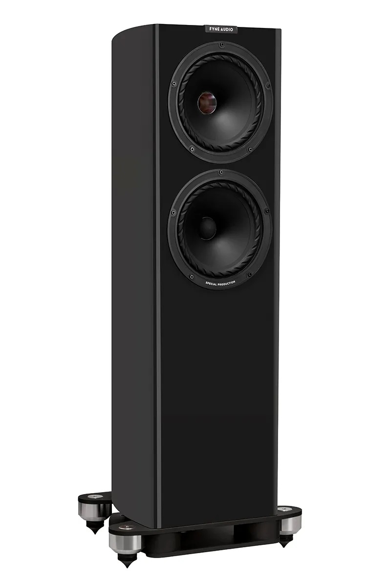 Fyne Audio F703 SP Schwarz Hochglanz - 2,5-Wege Standlautsprecher, Paar | Neu