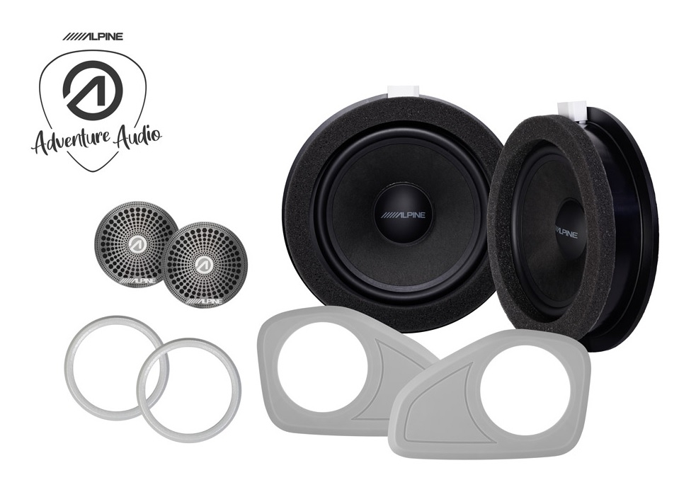 ALPINE SPC-106TRA7 16,5 cm (6,5-Zoll) 2-WEGE-KOMPONENTEN-LAUTSPRECHER für Ford Transit Tourneo