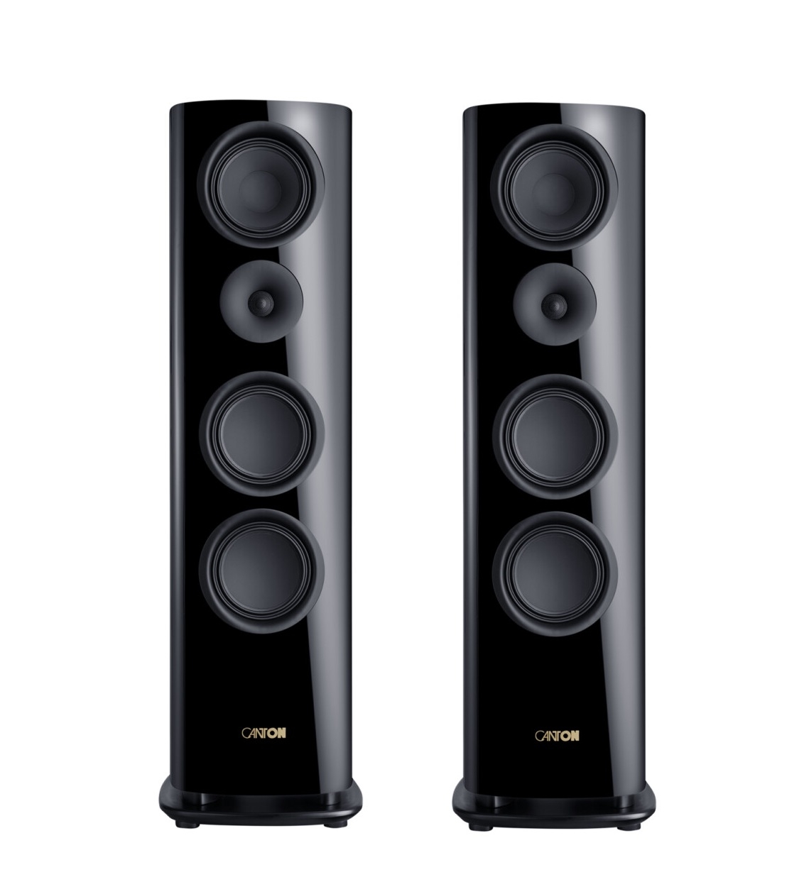 Canton Reference 5 - High-End-Standlautsprecher Schwarz Piano Paar | Neu