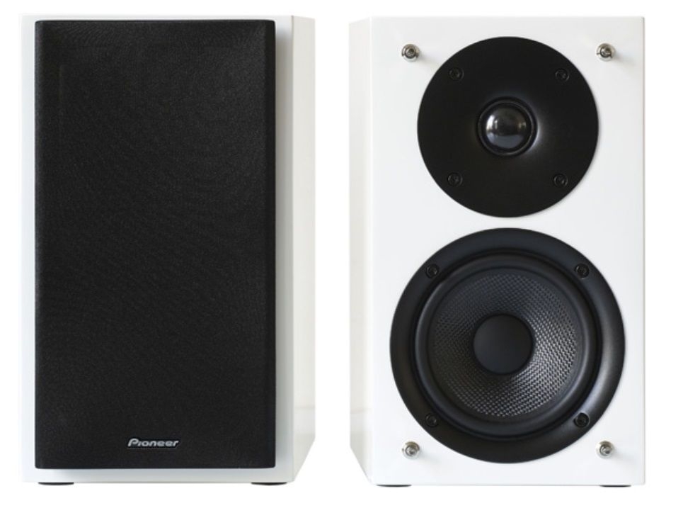 Pioneer S-P01 Weiß Hochglanz Paar 2-Wege Bassreflex 75 Watt | Auspackware,wie Neu