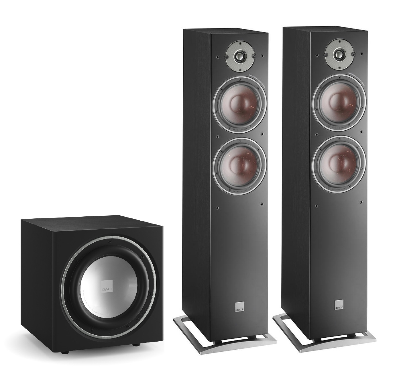 Dali Oberon Heimkino-Systeme, Black Ash | Neu 2.1-System | 2