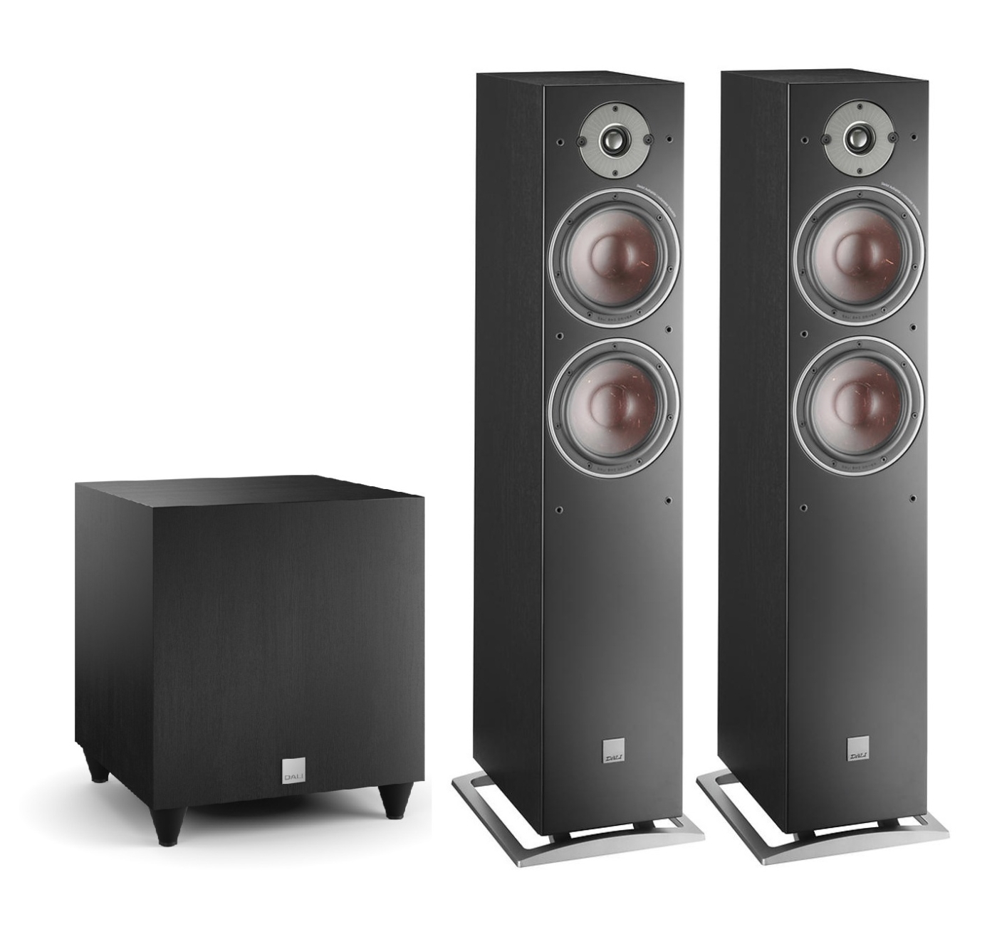 Dali Oberon Heimkino-Systeme, Black Ash | Neu 2.1-System | 3