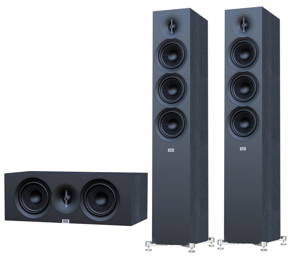 Elac Debut 3.0 Serie Heimkino-Systeme, Schwarz | Neu 3-Kanal Set 2