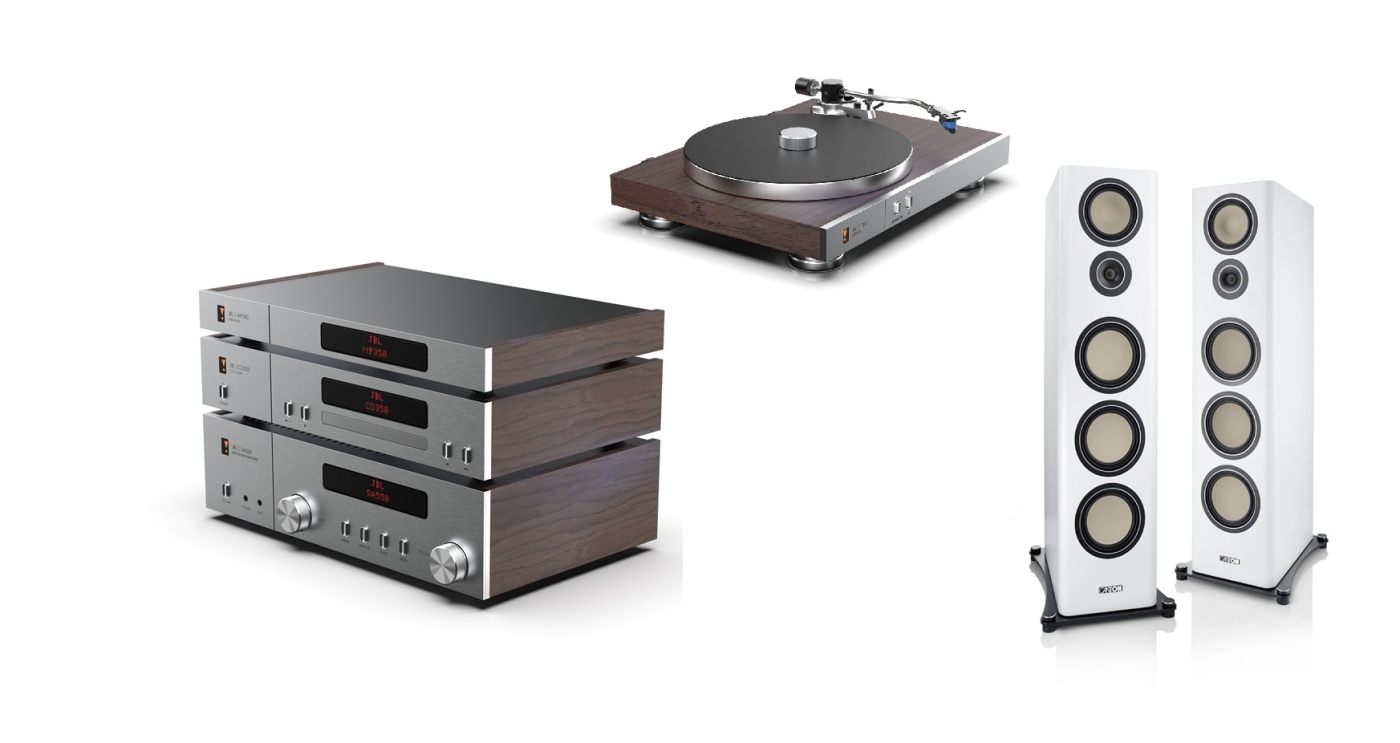 JBL Classic + Canton A55 weiß matt ++ exklusive Bundle ++ SA550 + TT350 + MP350 + CD350 Set | Neu ++ UVP 9785 € ++