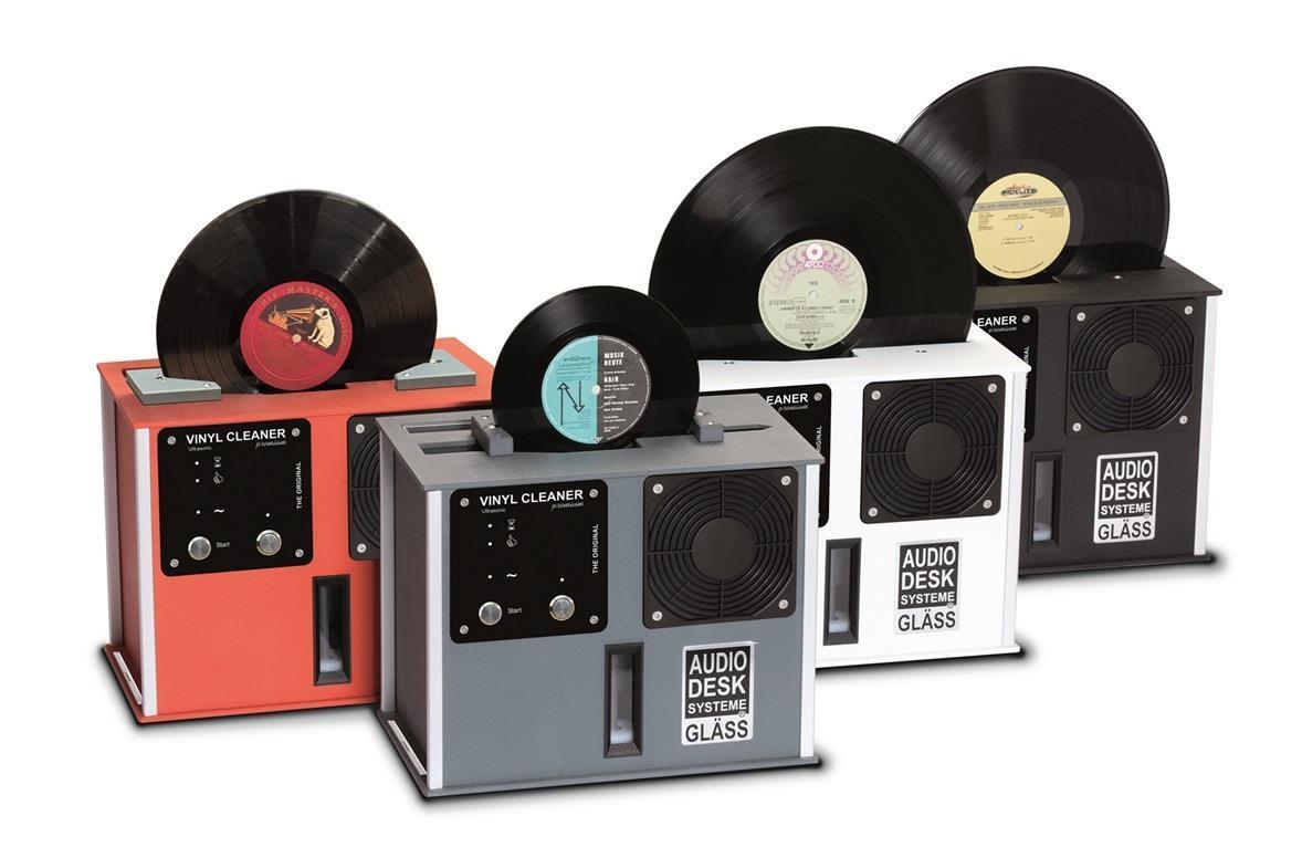 AudioDesk Gläss VINYL CLEANER premium ++ Rot ++ Jetzt auf Lager ++ Plattenwaschmachine | Neu