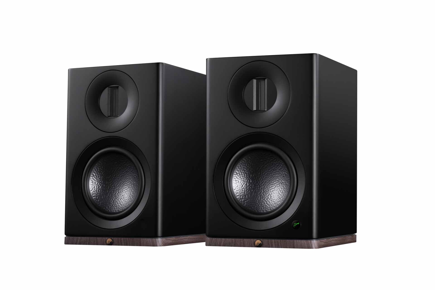 Swan Dazzle Prime - aktiver Bluetooth-Regallautsprecher schwarz matt Paar | Neu