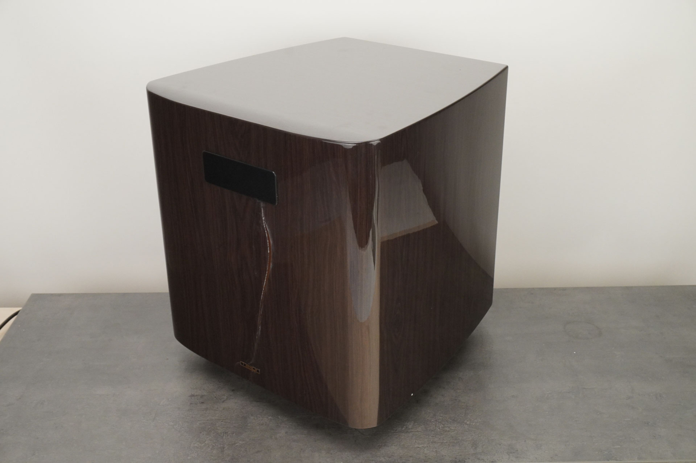 Mission E5AS - Subwoofer, Gloss Walnut | Auspackware, siehe Foto