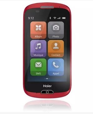 Haier E-ZY Smartphone A6 Rot | Auspackware, sehr gut