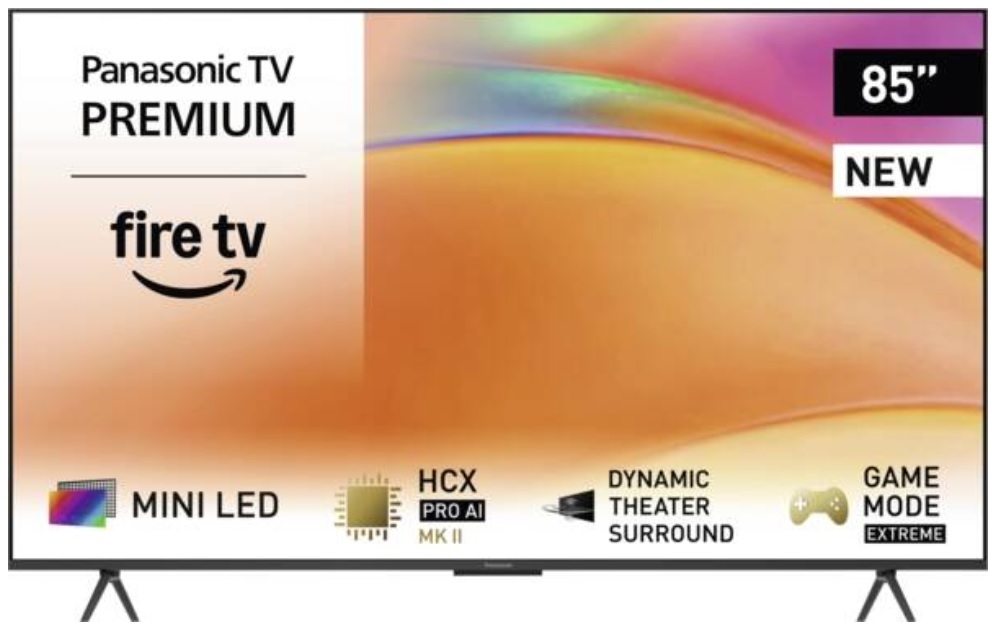 PANASONIC TV-85W95BEG 215 cm, 85 Zoll 4K Ultra HD Mini-LED TV