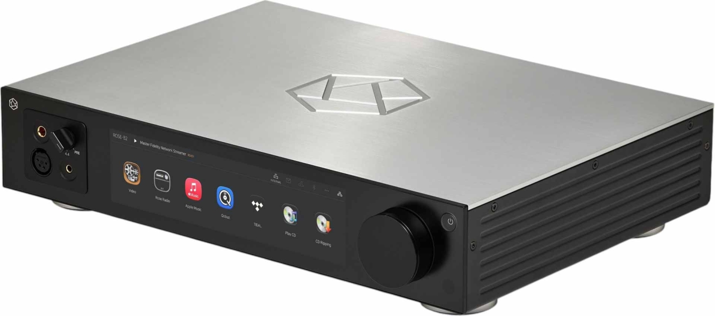 HiFi Rose RS 451 silber - Hochwertiger Audio/Video Streamer mit Kopfhörerverstärker | Neu