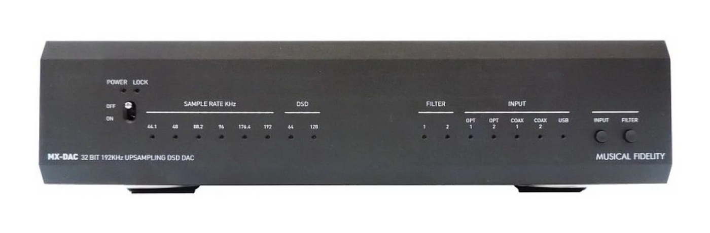 Musical Fidelity MX-DAC - Referenz Digital/Analog Wandler, Schwarz | Auspackware, wie neu