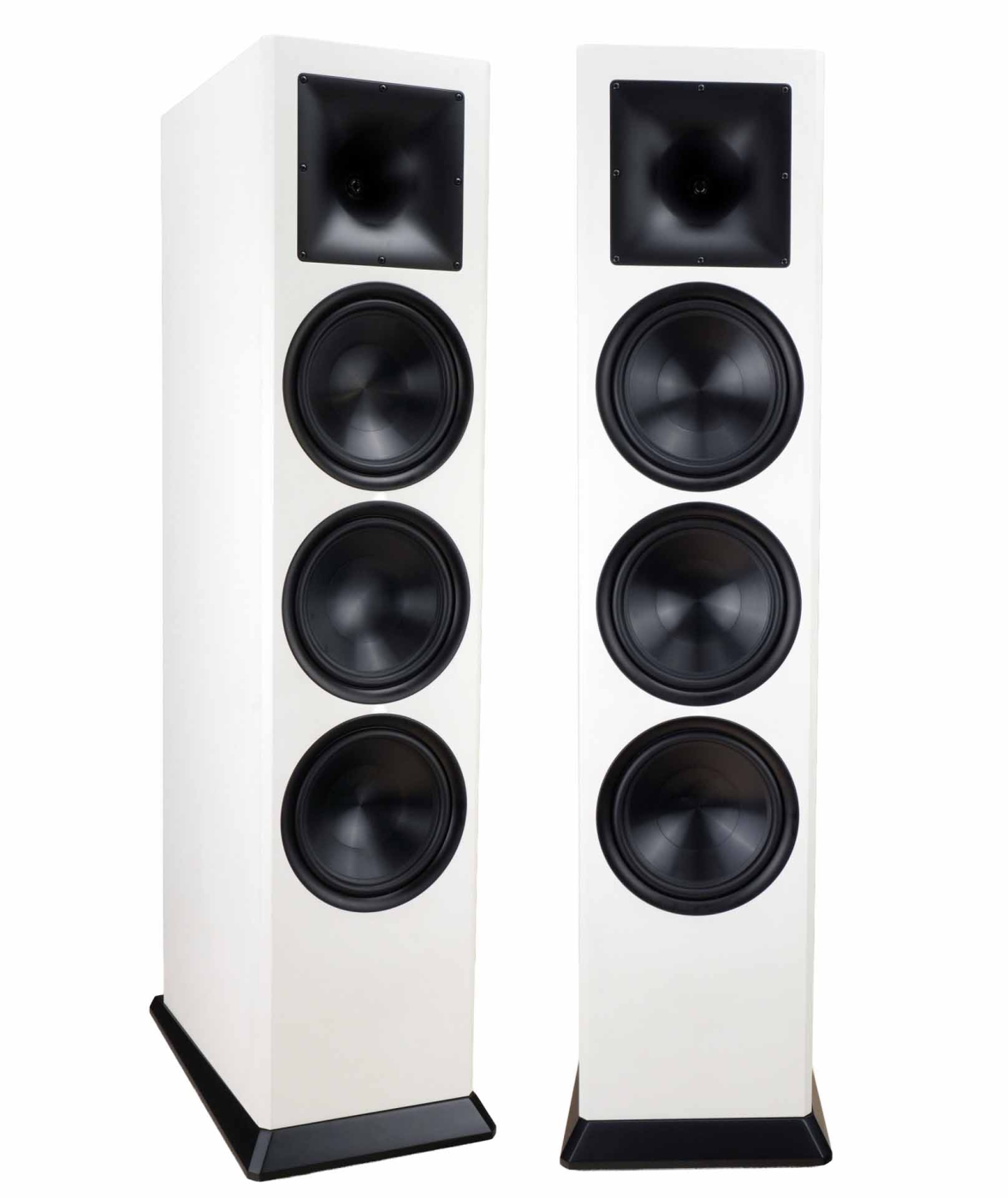 MDS EURO 9 - Standlautsprecher, Paar, White PVC/Black | Neu