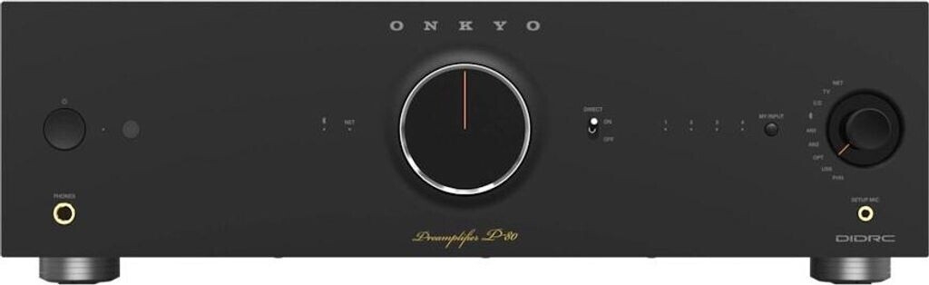 Onkyo P-80 - Stereo-Vorverstärker Schwarz | Neu