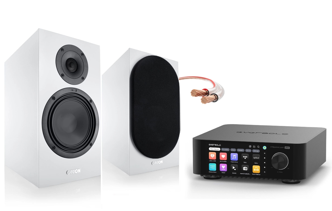 Bundle Eversolo Play + Canton GLE30 S2 - HiFi-Set | Neu Weiß