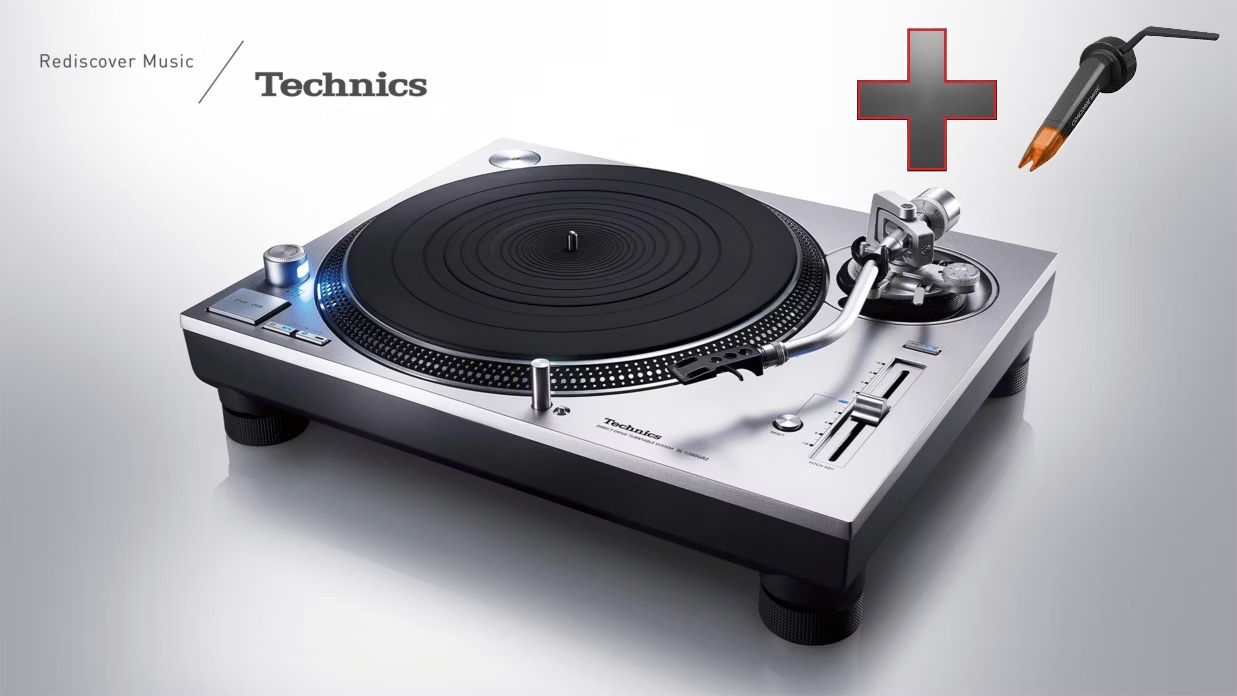 Technics SL-1200GR2 + Gratis Concorde Music Bronze - Plattenspieler mit Direktantrieb, Silber | Neu