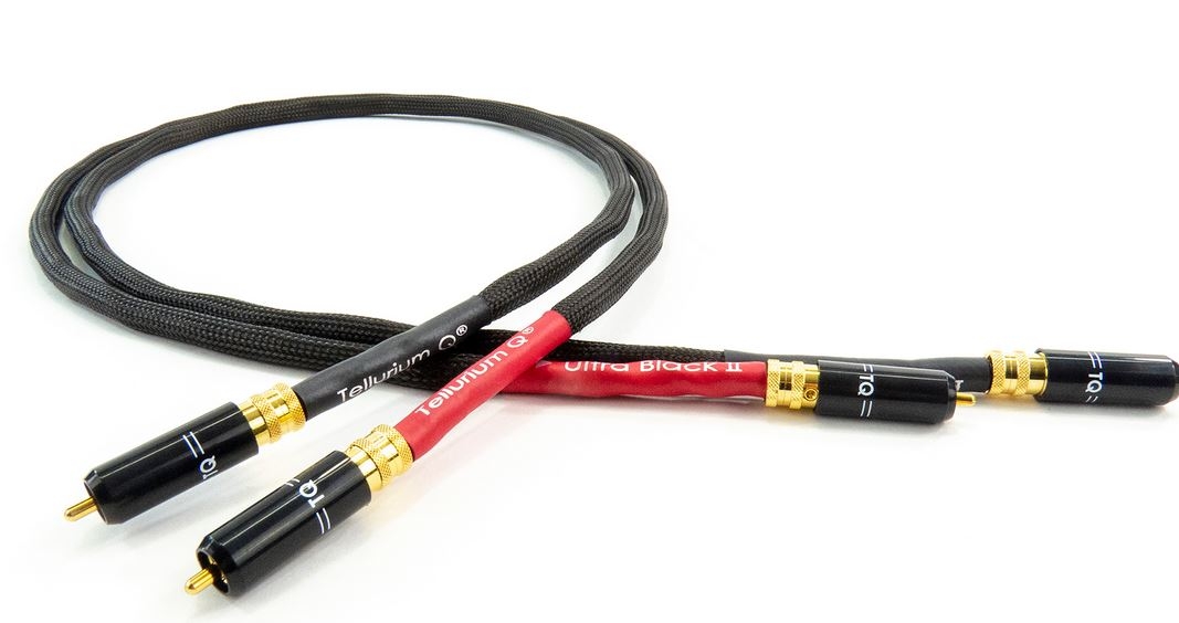 Tellurium Q Ultra Black II 1,00m Stero Cinch-Kabel | Neu