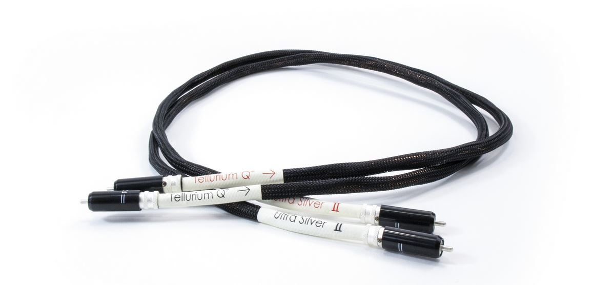 Tellurium Q Ultra Silver II 1,00m Stero Cinch-Kabel | Neu