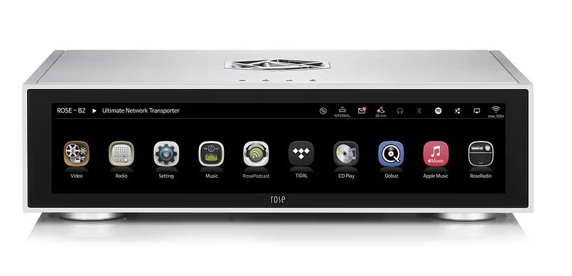 HiFi Rose Rs 130 Top High End Audio/Video Streamer Silber | Auspackware, wie neu