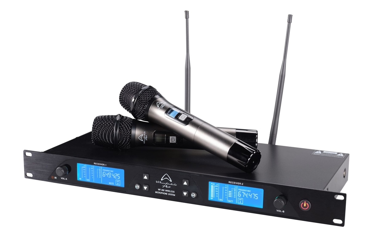 Wharfedale Pro WF-300 - Drahtloses Mikrofon mit Equalizer | Aussteller, gut