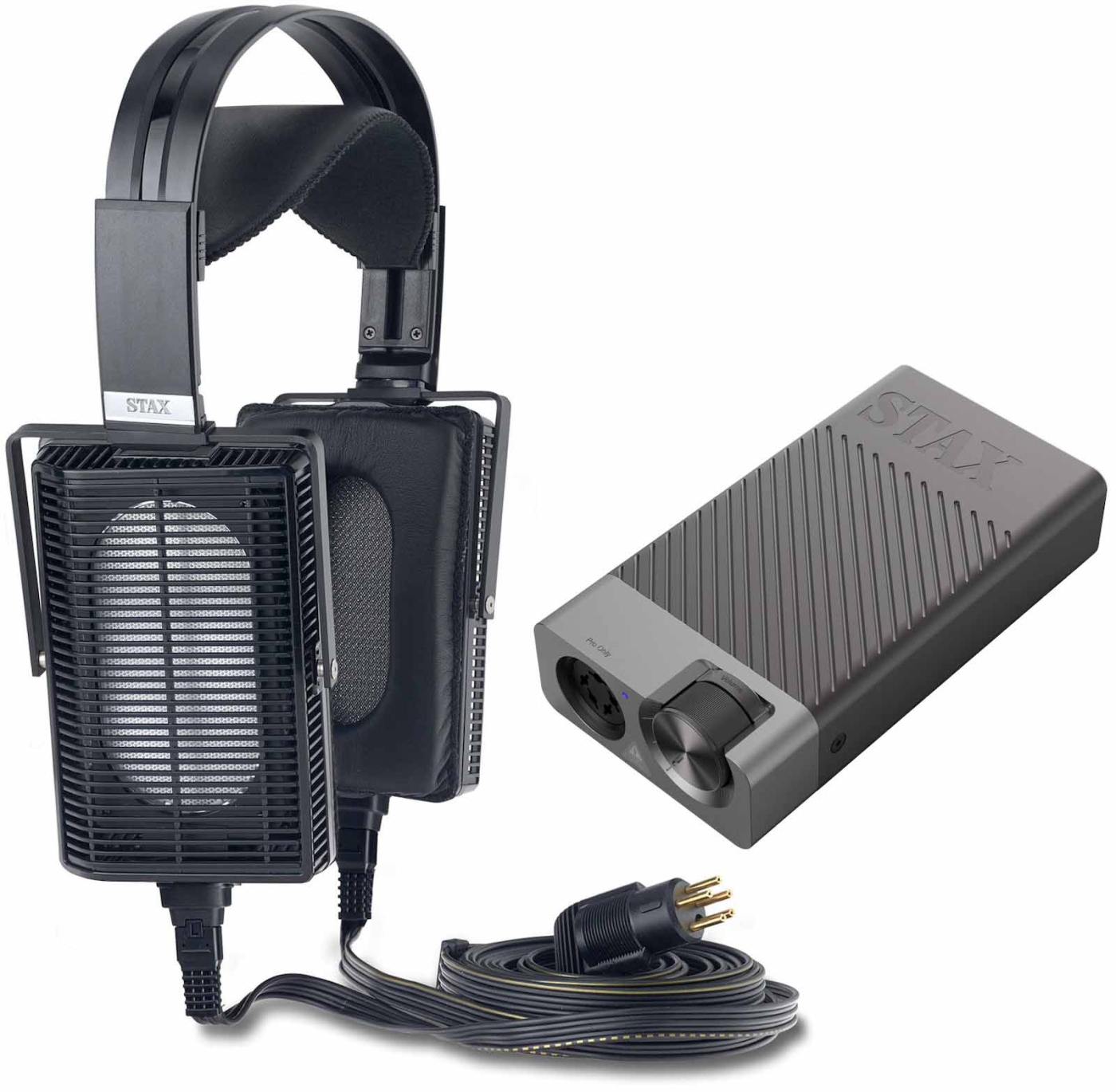 STAX SRS-5010 MK2 - Mobiles Set aus Kopfhörer und Verstärker | Neu