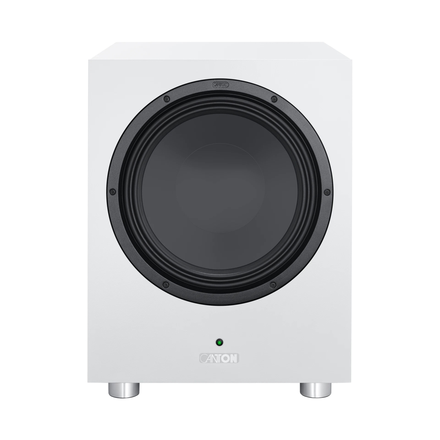 Canton Power Sub 12 S2 - Bassreflex 12 Zoll Subwoofer Weiß | Auspackware, wie neu