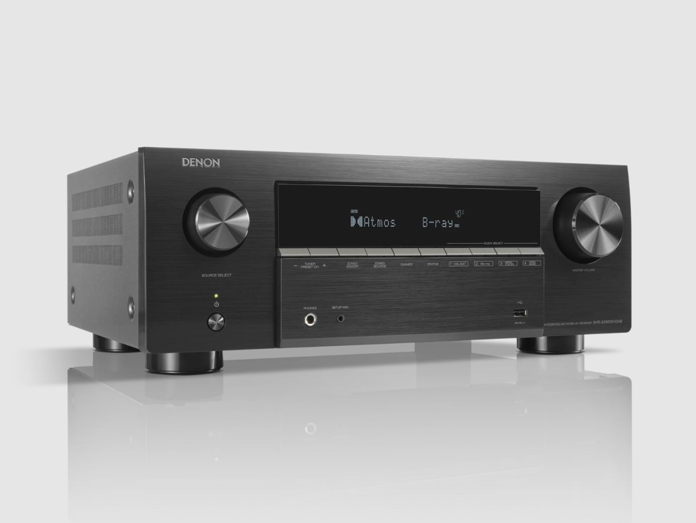 Denon AVR-X2900H DAB Schwarz - 7.2-Kanal-AV-Receiver | Neu