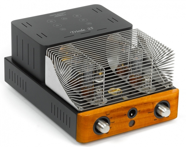 Unison Research Triode 25, Front Kirsche - Gegentakt-AB-Verstärker mit USB-Anschluss | Neu