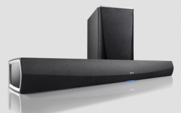 Denon HEOS HomeCinema, Schwarz - Wireless-Soundbar mit Subwoofer