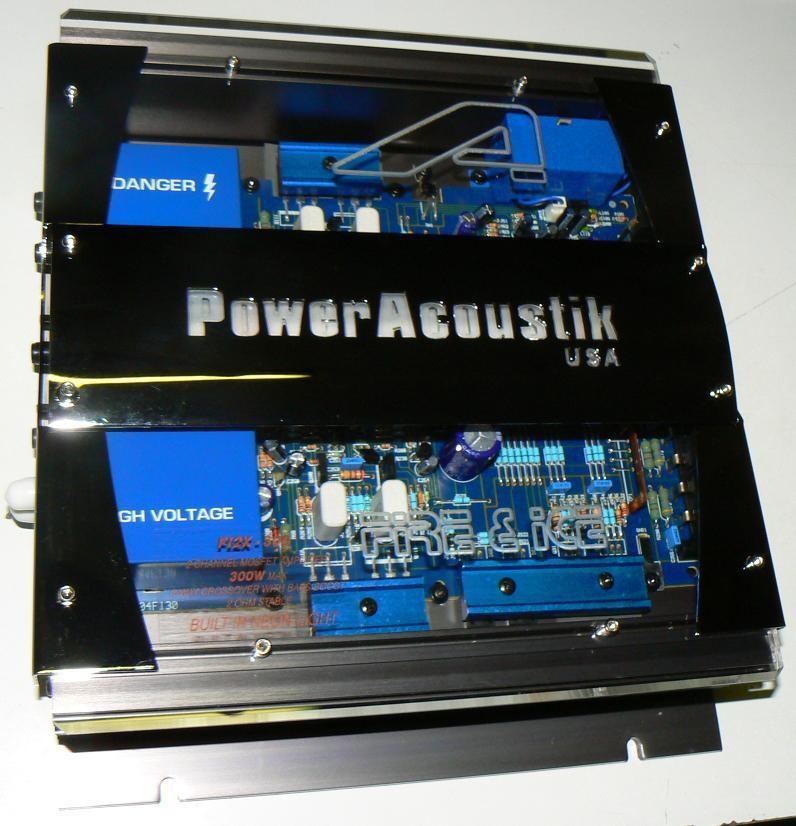 Power Acoustik Fire & Ice F12X-300 NEU 2-Kanal Endstufe 2 x 75 Watt
