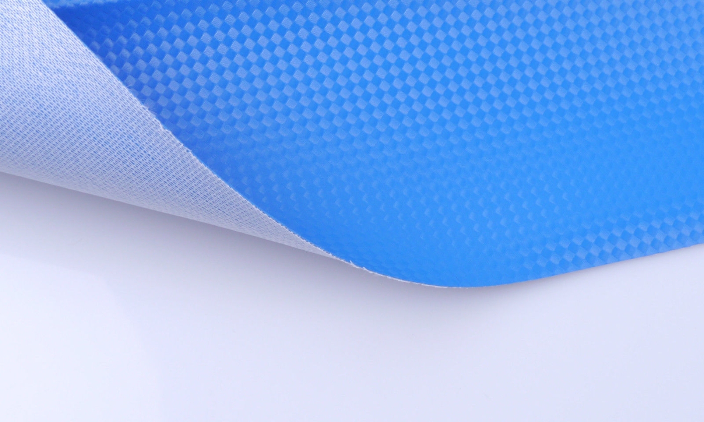 4 Rollen 100 x 140cm Kunstleder Carbon Blau Sitzbezug Polster Möbel PKW Motorrad Sitz