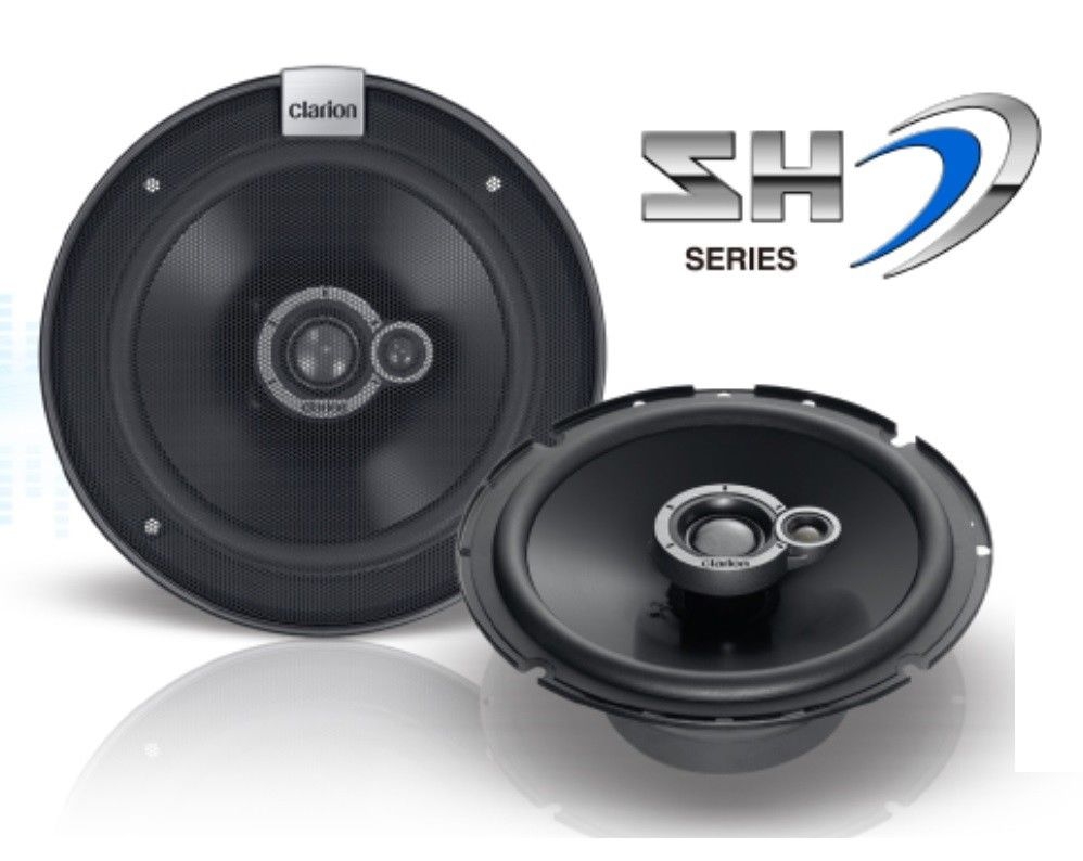 Clarion SH1734R Lautsprecher PKW Boxen 3WEGE 16,5cm 400 Watt Autolautsprecher