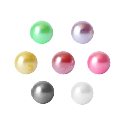 Ohrringe Chirurgenstahl Ohrstecker mit synthetischer Perle 4-8mm