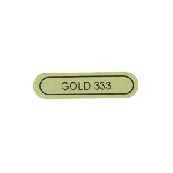 100 x Klebeetiketten Schmuck 'Gold 333'