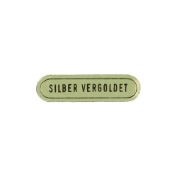 100 x Klebeetiketten Schmuck 'Silber Vergoldet'